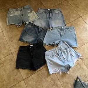 Denim Distressed Women Shorts Collection